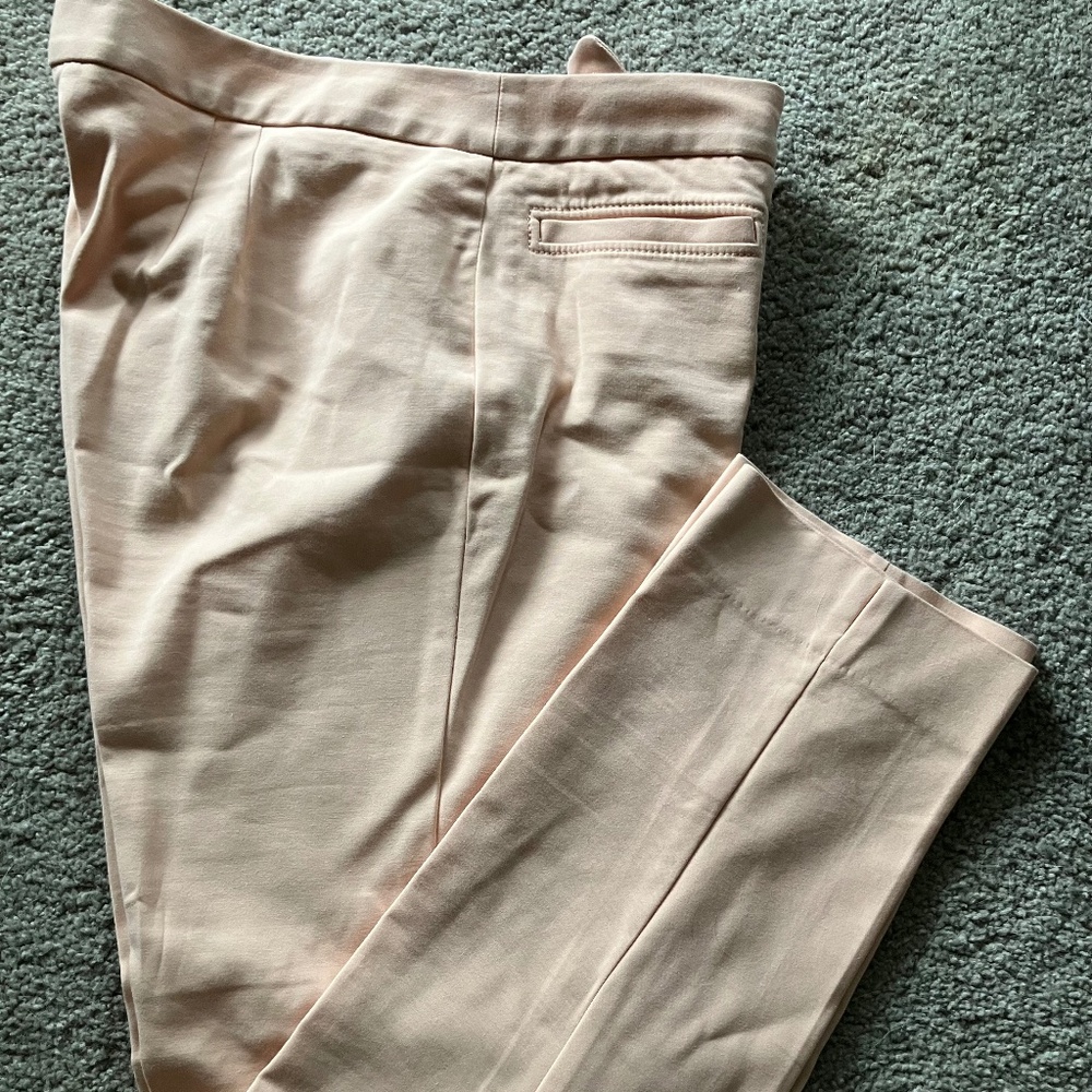 Talbots Hampshire ankle pant in peach color
